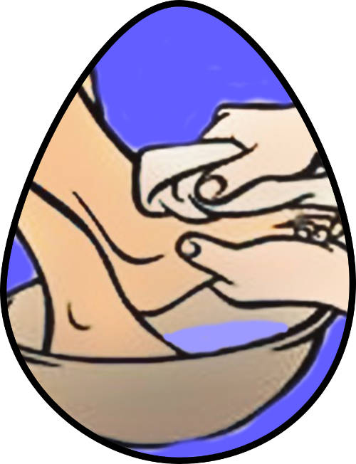 feet washed by a servant