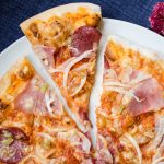 pizza slices - vegetarian options also available